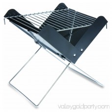 Picnic Time Portable Folding Charcoal BBQ Mini Grill with Carrying Tote 552404592